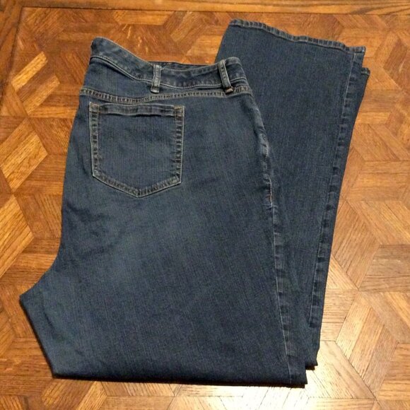 Torrid Jeans Women Dark Wash Denim Plus Size 24 R Relaxed Boot - Picture 1 of 5